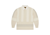 Corteiz Panel Strpez Rugby Shirt - Cream